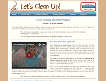 Tablet Screenshot of lets-clean-up.com